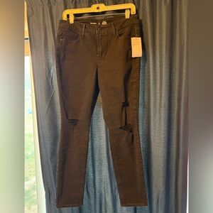 Women's Black Distressed Jeans